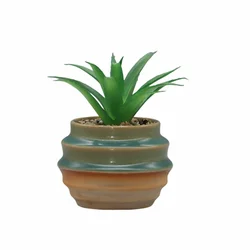 Red Ceramic Garden Pot Malaysia Botanical Design Flowerpot color ceramic succulent pot