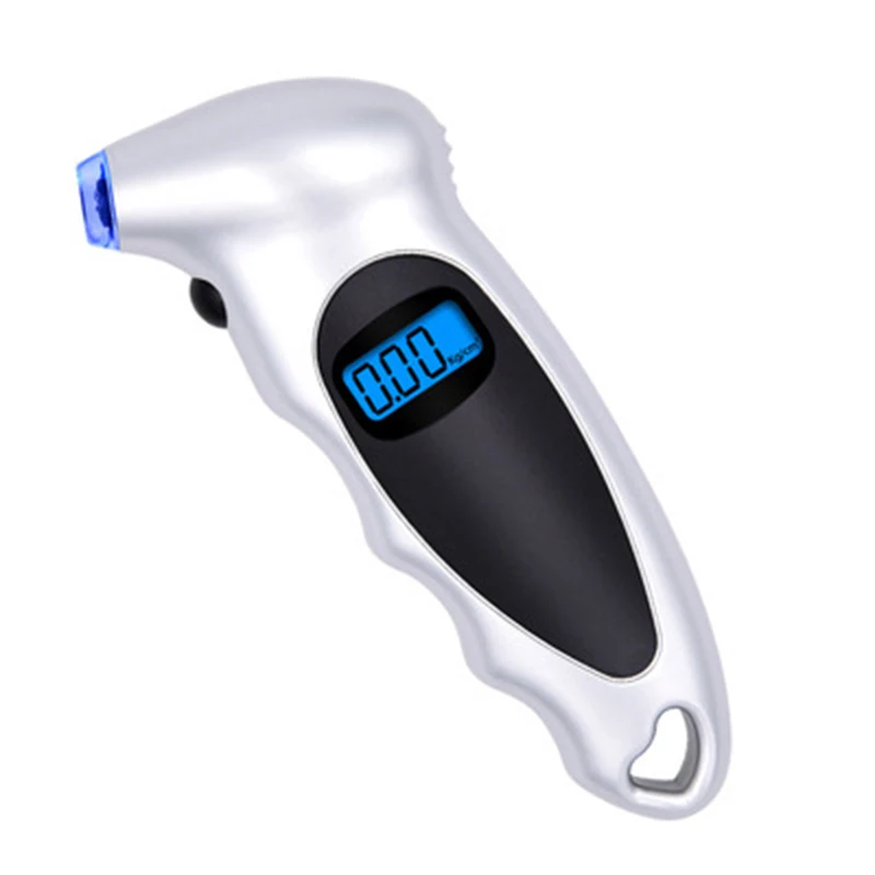 Backlight Digital Tire Pressure Gauge Monitoring LCD Display Car Tyre Air Pressure Gauge Meter Non-Slip Grip