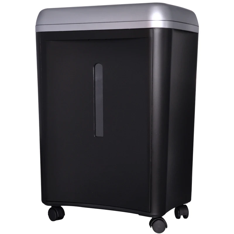 Машинка для измельчения бумаги, бесшумный измельчитель для дома и офиса, размер 2X15 мм, 8 листов, черные кредитные карты, SD9282