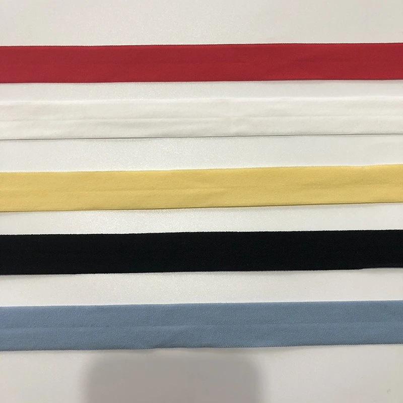 1.8cm Elasticated Hem Band Knitted Elasticated Cuffs with Piping Strip Rubber Essential Webbing Accessories for Edge Banding