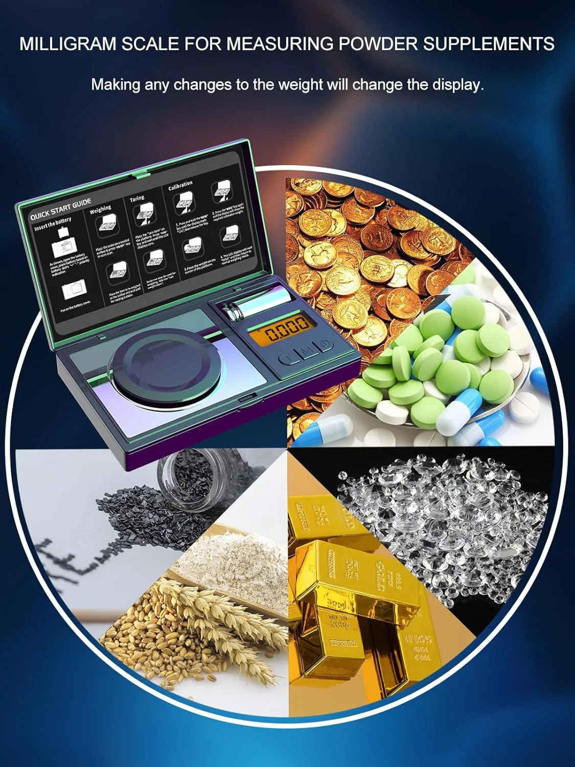 New Digital Portable LED Display Pocket Mini Gold Scale Accuracy Electronic Jewelry Scale