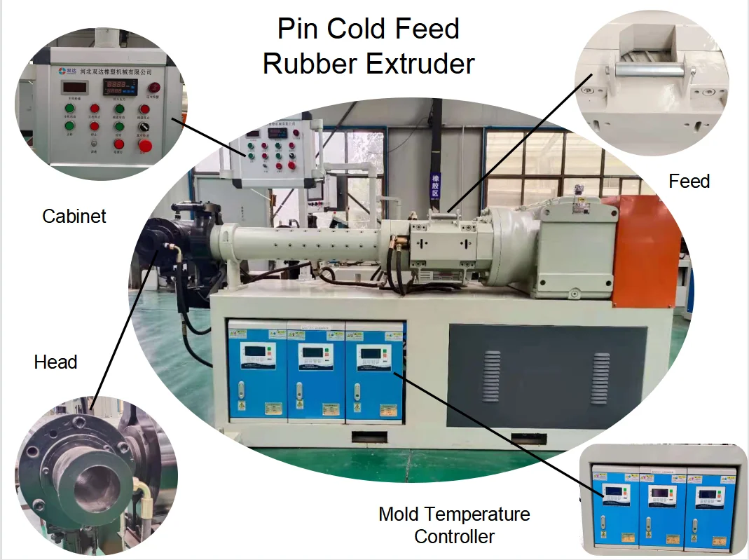 High capacity 90 manufacturer rubber strip extruder rubber extrusion production machines