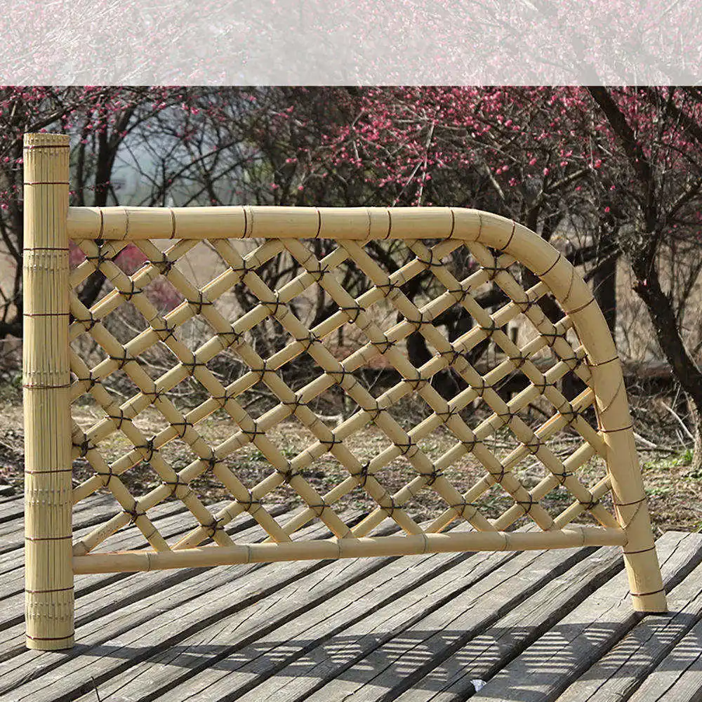 High Quality Wholesale Bamboo Garden Fence Protection Extendable Trellis Screen Made Easy Assemble Environmentally Friendly