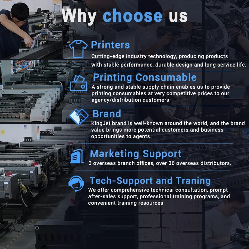 2025 China Kingjet best Price Heat Transfer all in one  Tshirt Digital grey Printer Machine A3 XP600 DTF Printer