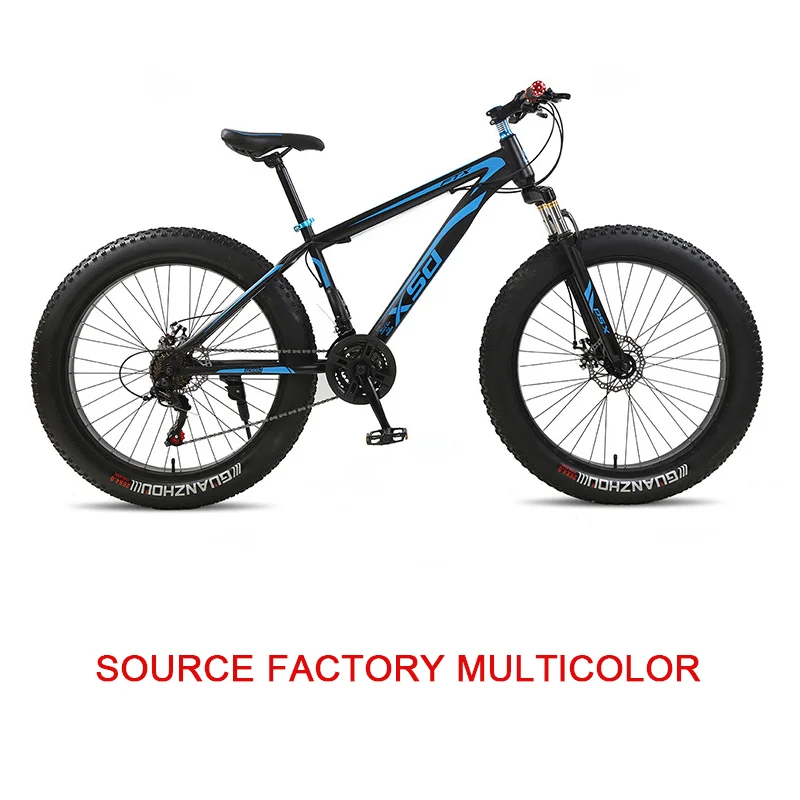 2024 NEW SENYI Wholesale 26 InchFat Tire Bicycle Steel Mountain Bike Fat Bicycle 26 Inch Beach Bike