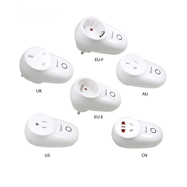 Высокий стандарт сетевой переходник UK/US/EU/AU Wi-Fi Smart Plug Sonoff S26 sonoff