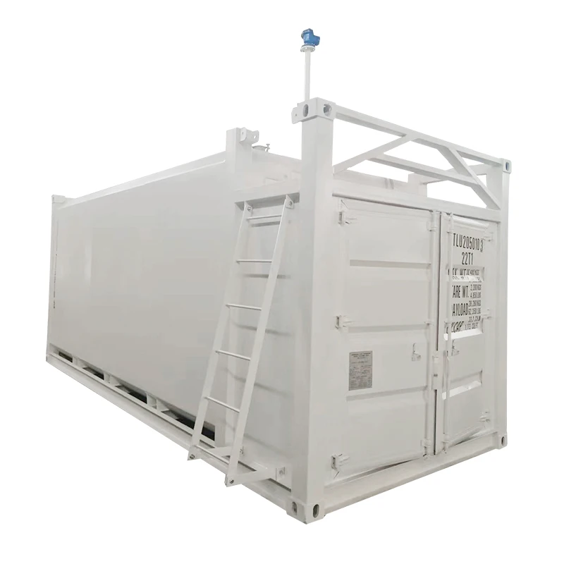 Factory-Priced Portable Mobile Filling Station Self-Bunded Storage Tank for Manufacturing Plants New Condition with Pump