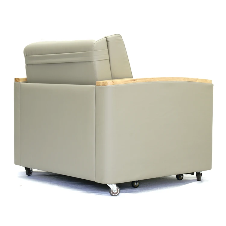 Hospital Patient Multi-Functional Sleeping Sofa Family Accompany Chair Bed Visitor Attendant Couch With Storage Compartment