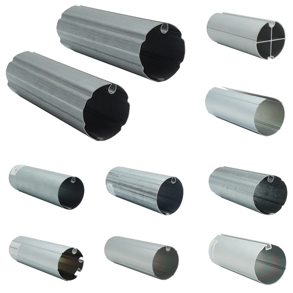 Retractable Awning Roller Tube Galvanized Steel Round Tube Aluminum Pipe