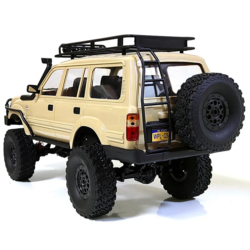 WPL C54-1 Head Body Miniature Rear Drive Diecast Alloy Metal Kits Remote Control RC Mud Truck Toy Vehicle For Teens