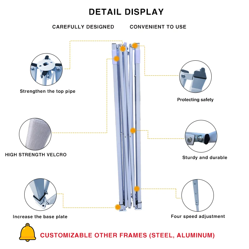 Customized 10x10ft 3x4.5 blue transparent tent with four sides Waterproof and Mosquito proof Garden Tent folding canopy tent
