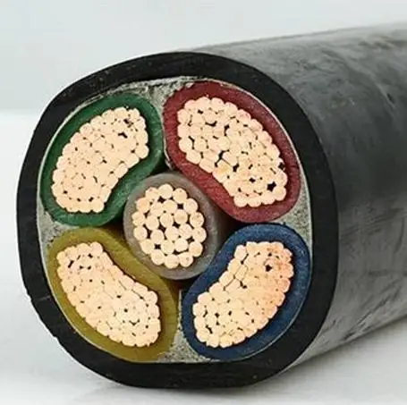 660V steel wire armor shielded soft PVC power cable