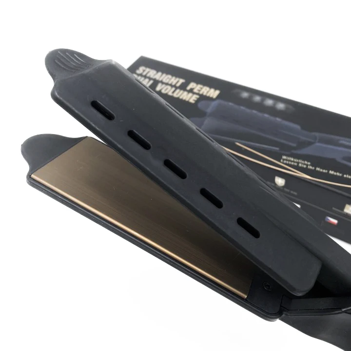 Wholesale Professional Hair Straightener Titanium Flat 2 in 1 Irons Wide Plate Electric Hair Straightener