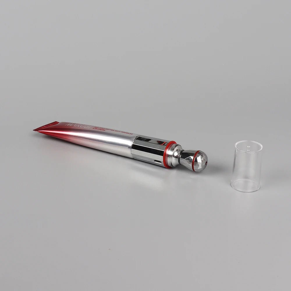 Luxury Laminated soft squeeze eye cream packaging plastic cosmetic tube