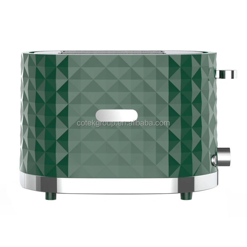 Diamond Design Electric Toaster with High-Glossy Surface