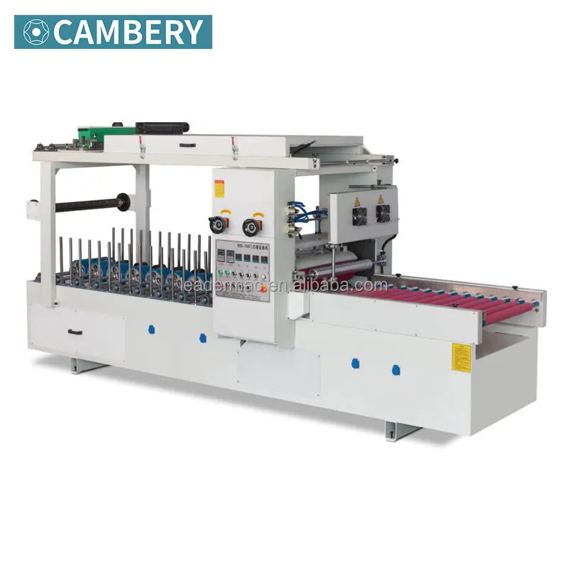 Double Glue Coating PVC Film MDF Panel Laminating Machine Door Panel Woodworking Lamination Machine