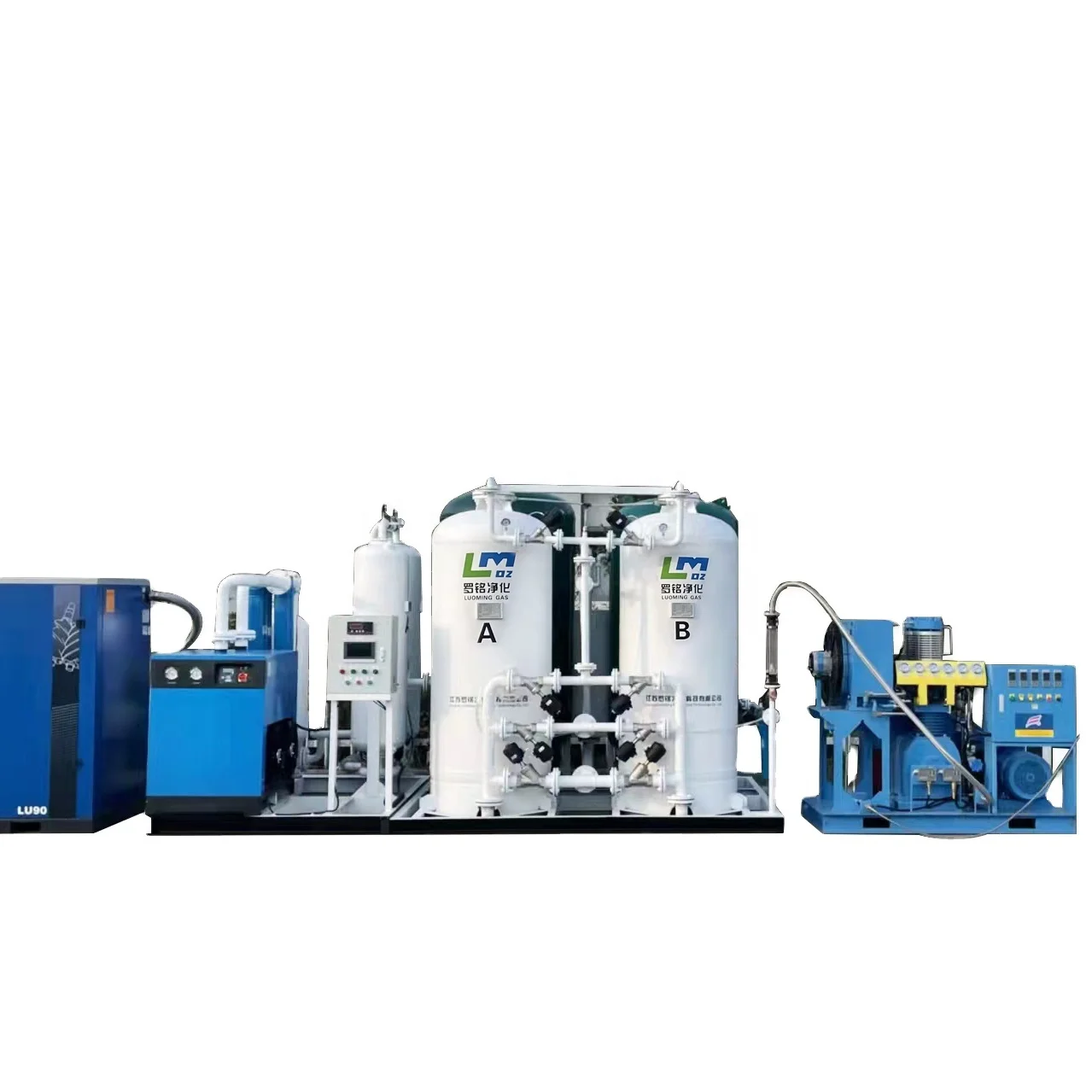 Flexible and versatile oxygen production and filling system by LUOMING Gas