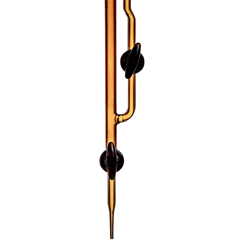 Laboratory 1 2 3 5 10ml clear Amber glass base basic Micro buret Burette with ptfe stopcock plastic wooden stand base