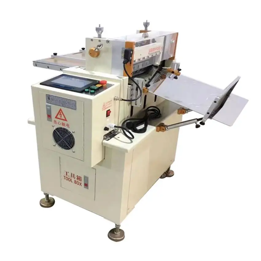 Automatic Plastic Paper Cross Cut Machines VINYL Cutter PVC EVA Air Bubble Flim Paper Leather Roll to Sheet Cutting Machine