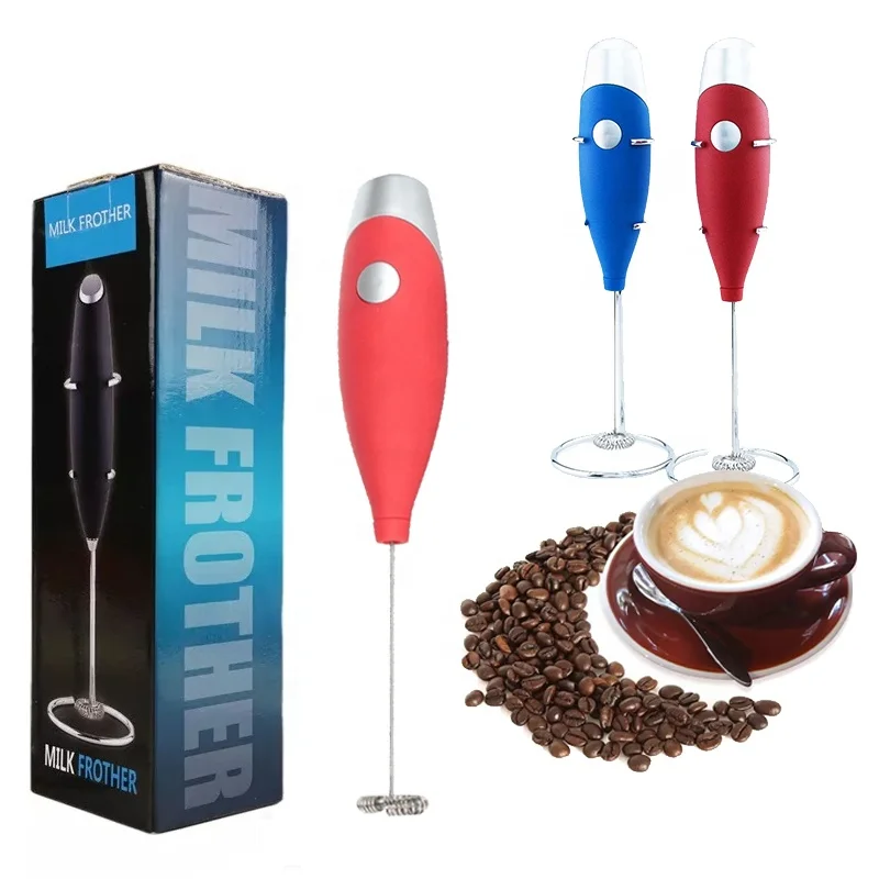 Handheld Steamer Coffee Equipment Foam Stainless Steel Coffee Whisk Electric Milk Frother