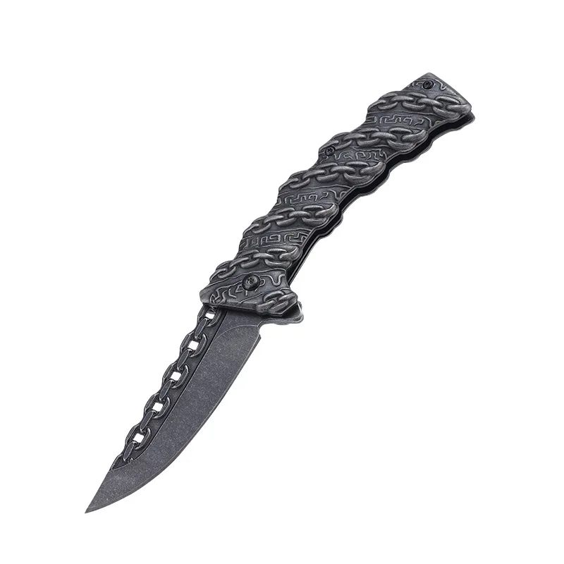 Reliable  Brand Unique Design Multi-Purpose Stainless Steel Satin Blade Outdoor Knife