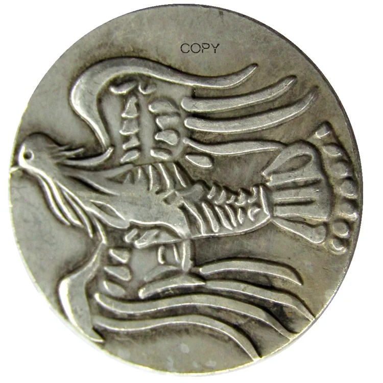 G(41) Reproduction LYTTOS in CRETE Rare 320BC Silver Stater Ancient Greek Silver Plated Coins