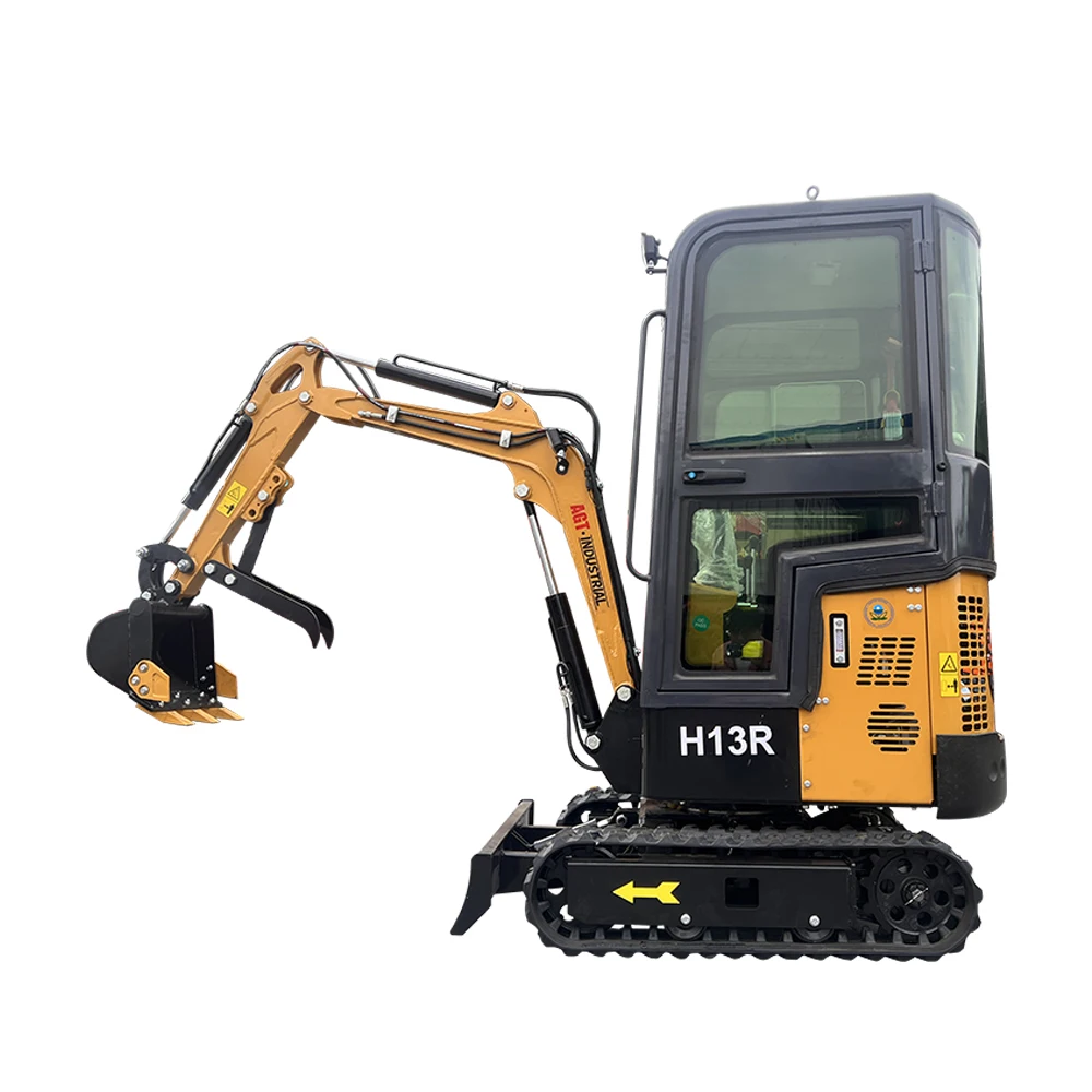 Chinese Excavator 1 Ton Mini Excavator Small Digger Excavator Machine AGT Industrial for Sale