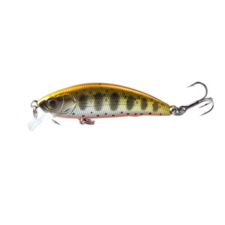 Minnow Bait 50mm 5g Sinking Abs Hard Fish Decoys Custom Fishing Lures With Rustproof Hooks