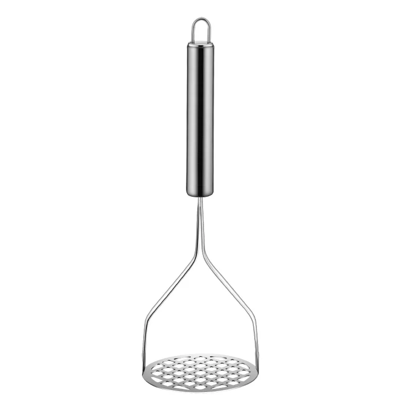 Potato Masher Stainless Steel  Hand Smasher Kitchen Tool For Potatoes Sweet Potatoes Avocado Beans Metal Mashing Utensil
