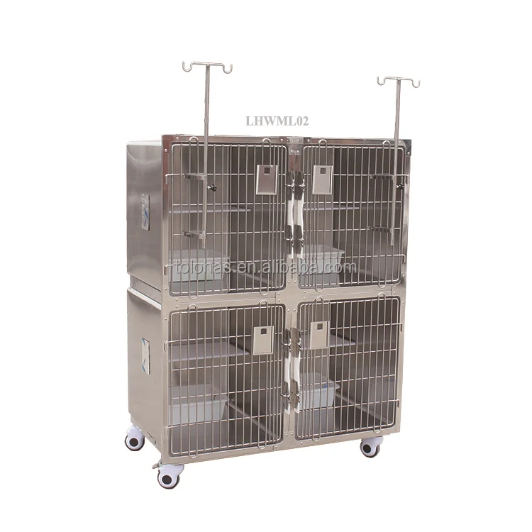 Customizable Pet Hospitalization Cage Good Quality Vet Hosapital Stainless Steel Animal Cages