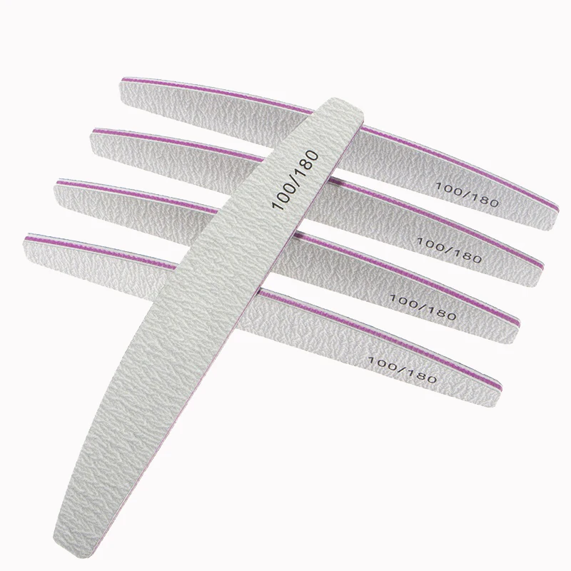 Professional Washable Double Sides Emery Board 100/180 Nail File Nail Care Tool