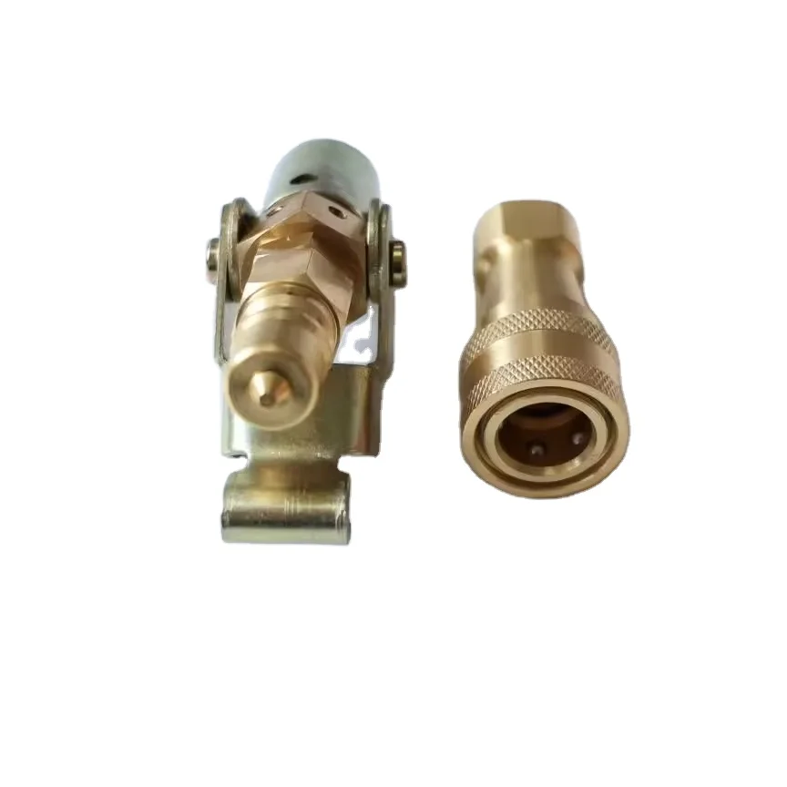 Adjustable brass quick couplers for vacuum leak test of refrigeration refrigerator freezer compressor