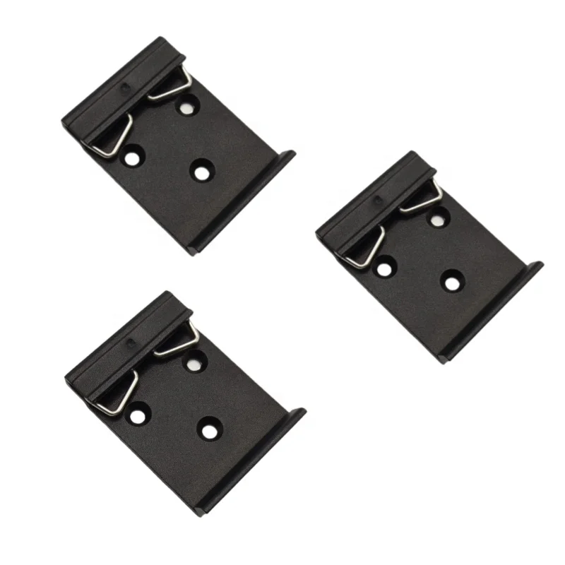 Easy to install on the 35mm DIN rail bracket buckle rail buckle clip fixed installation rail mounting clip