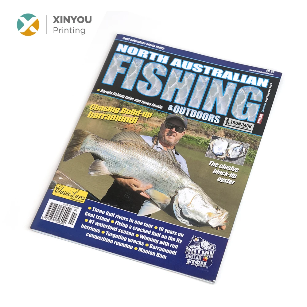 China low cost good magazine printing service