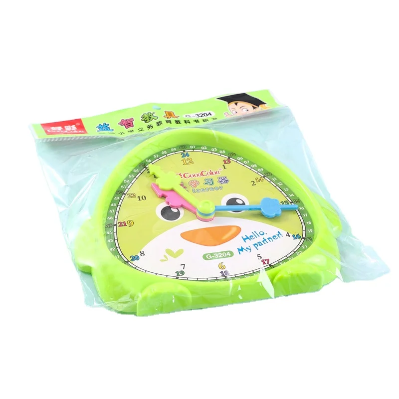 
High quality Clock Educational Clock Montessori Toy demonstrates learning time teaching supplies 