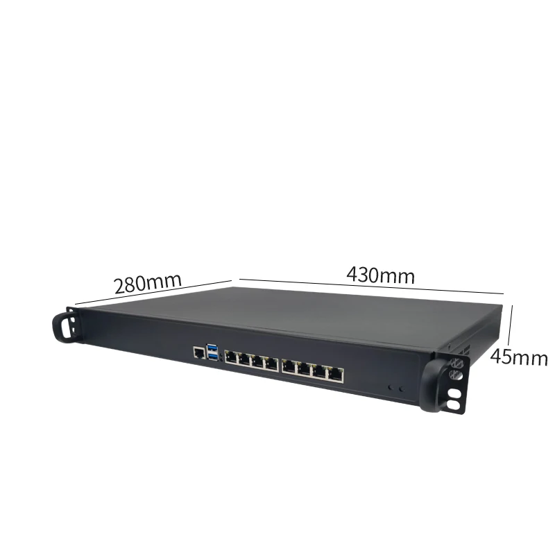 cheaper price I7-2640M 1U router firewall chassis core I7 pfsense hardware 8 lan network rack firewall server