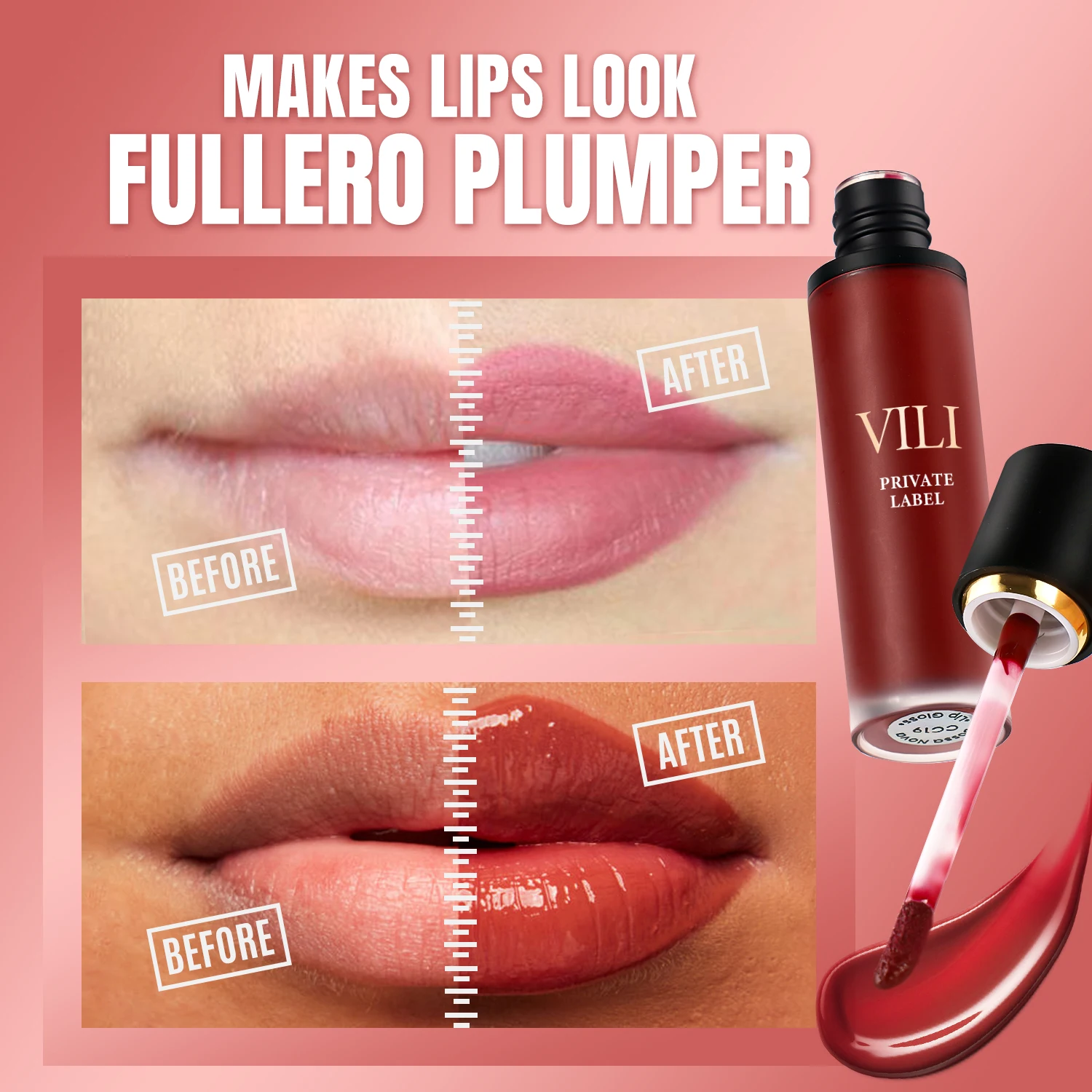 Private Label Vegan 48 Colors Liquid Lipstick Organic Luxury Long Lasting Lipgloss Glossy and Matte Lip Gloss Lip Gloss Supplier