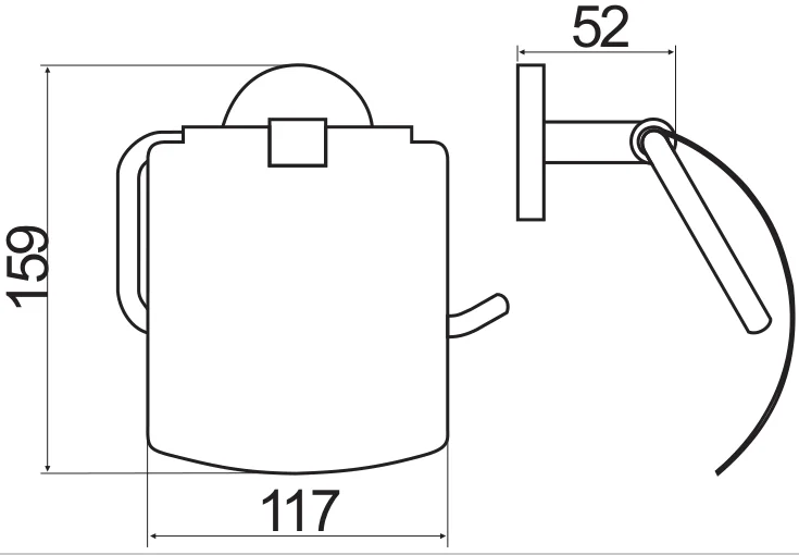 Wholesale Bathroom Accessories Stainless Steel Wall Mounted Roll Tissue Toilet Paper Holder