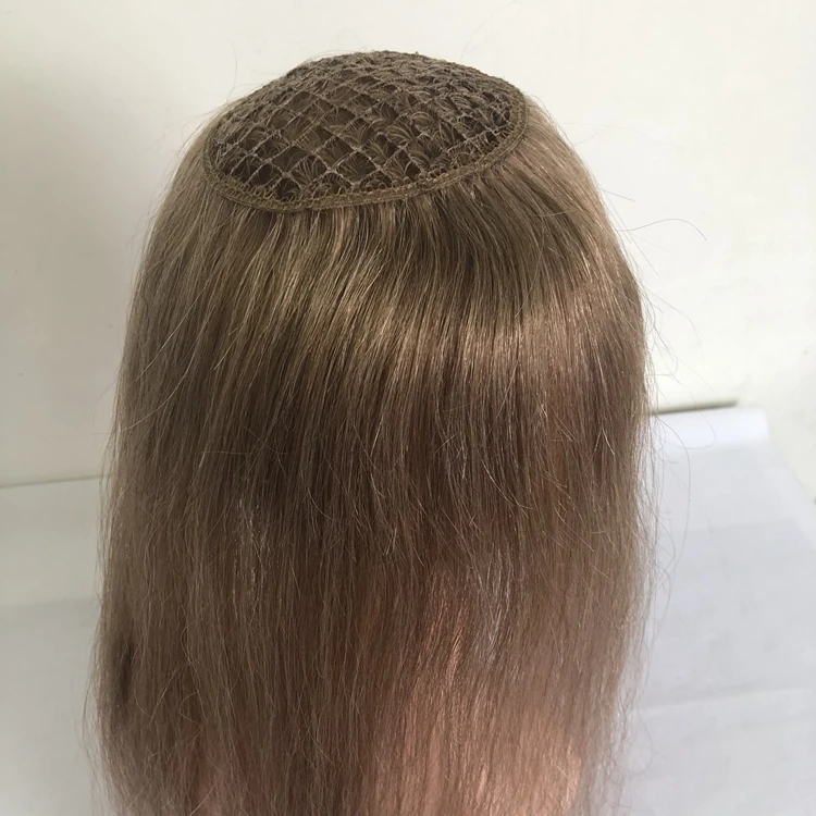 Hot Sale Brazilian Virgin Hair Topper Human Hair Topper For Women Fish Net Women Topper Human Hair Toupee