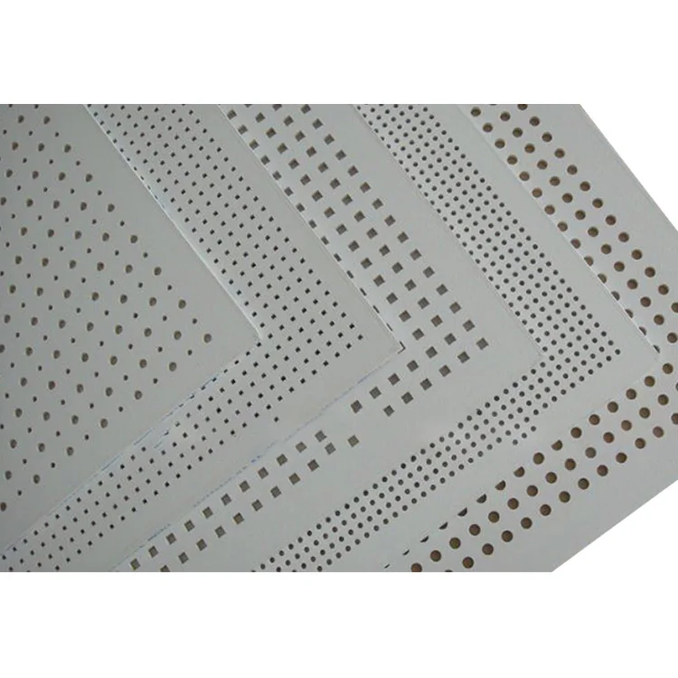 
Quality Sound-Insulation Round Hole Acoustic Perforated Drywall Gypsum Board 