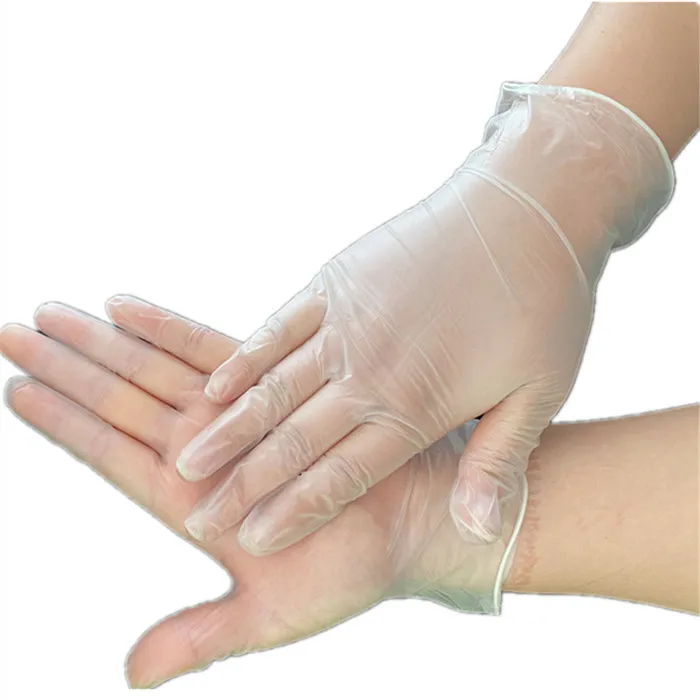 Pvc Powder Free Disposable Hand Clear CE With Plastic Vinyl Gloves
