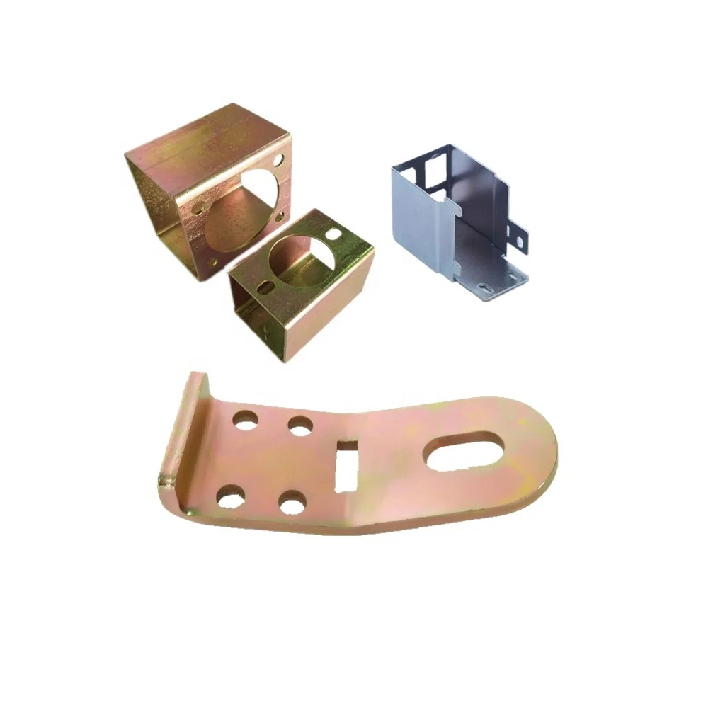 custom metal stamping bend punching zinc coating iron steel powder coated sheet stamping parts