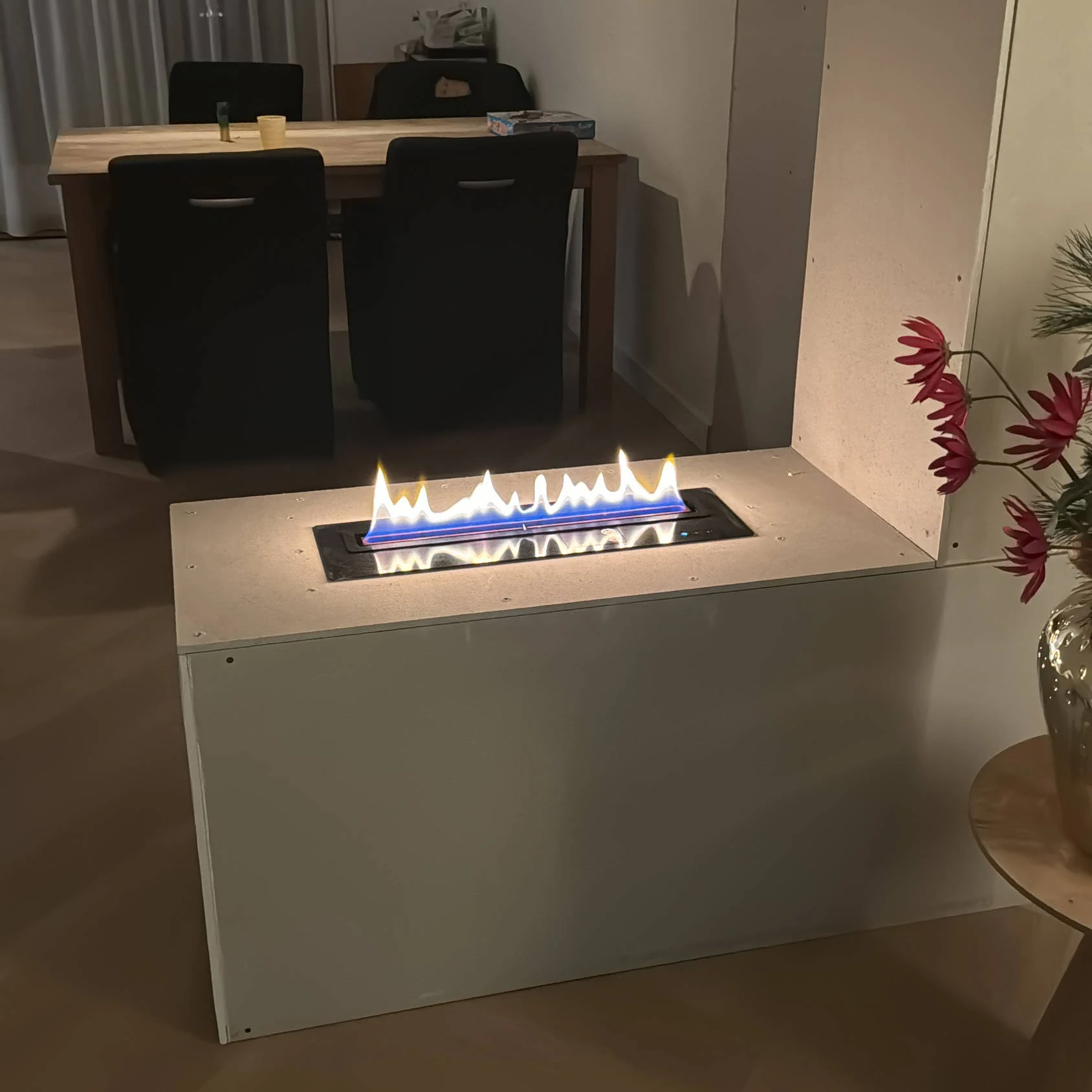 New Design Outdoor Indoor Bio Ethanol Fireplace Smart Burner for Living Room