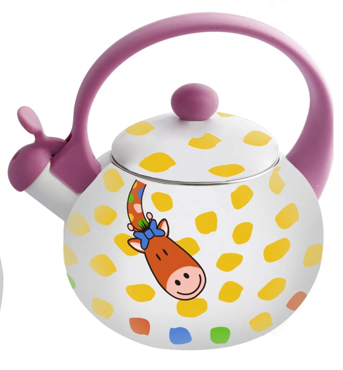 Качественный стальной эмалированный чайник серии 2.2L KT7 с сиреной