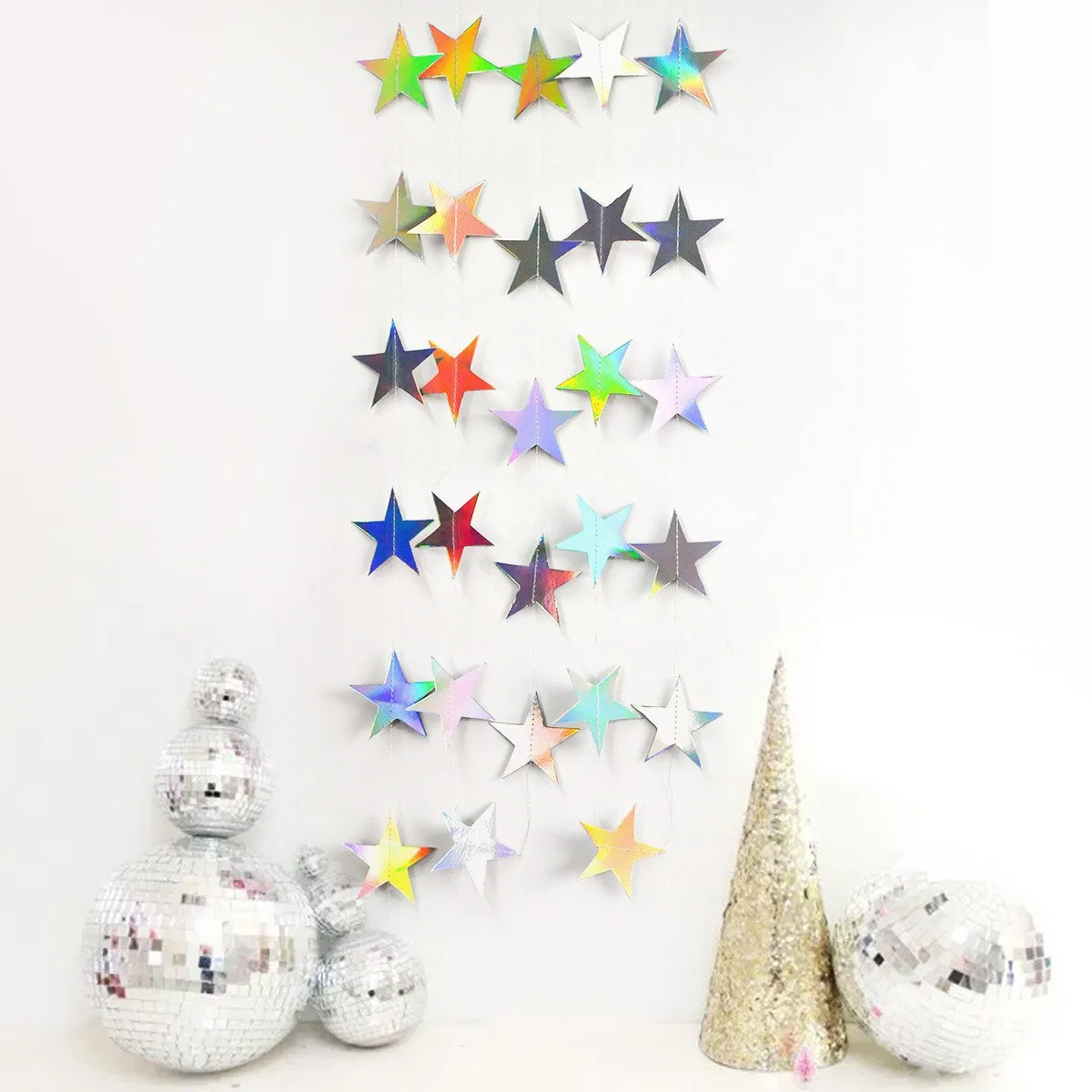 5CM Rainbow Stars 45 pieces 4 Mira hot sale colorful design