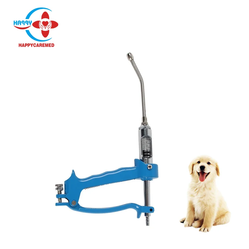 HC-R034E 5ml 10ml 20ml 30ml veterinary continuous injector syringe Adjustable continuous syringe