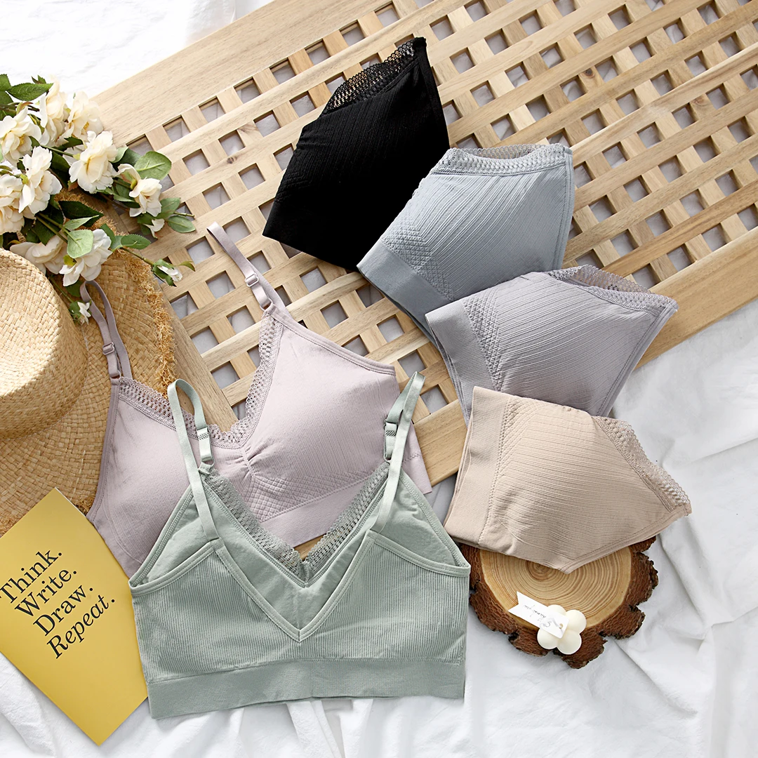 Женский кружевной топ с V-образным вырезом из голого спандекса с латексной подкладкой, Шелковый спортивный укороченный топ в полоску для фитнеса и спортзала