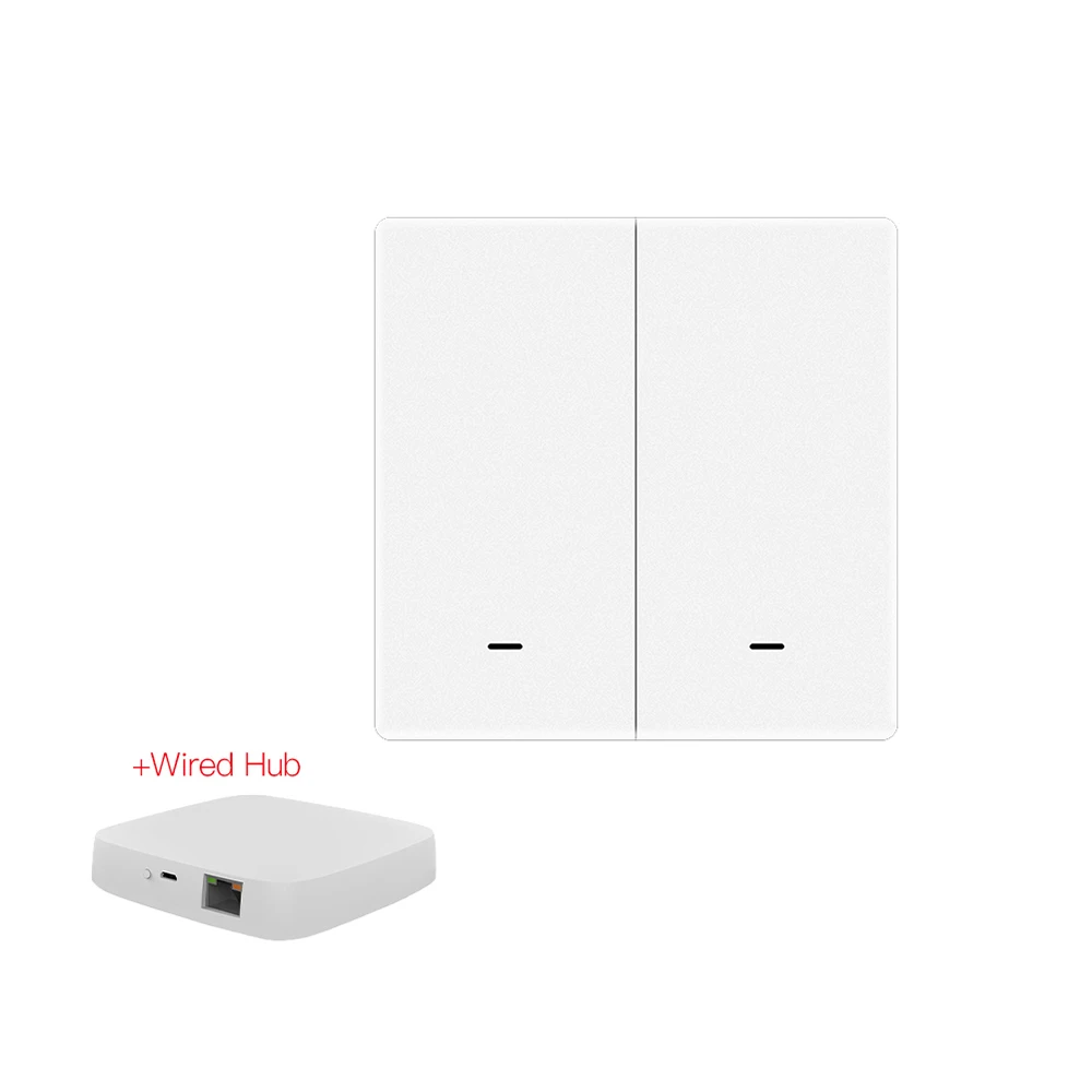 2 Gang tuya smart life app Wi-Fi ble remote control сетки беспроводных интеллектуальных переключателей кнопочный сцены переключатель с батарейным питанием