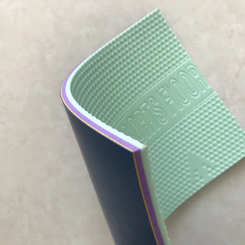 Good price table tennis court floor covering PVC Sports flooring for selling