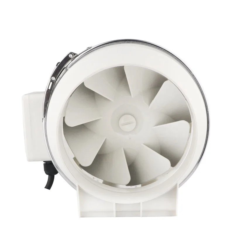 
6 inch inline duct fan plastic extractor bathroom ceiling ventilation pipe exhaust fan 220V booster turbo fan ventilator 150mm 